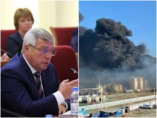 Василий Голубев прокомментировал ситуацию с огромным пожаром в Азове