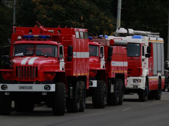 В селе Ростовской области горел недостроенный магазин