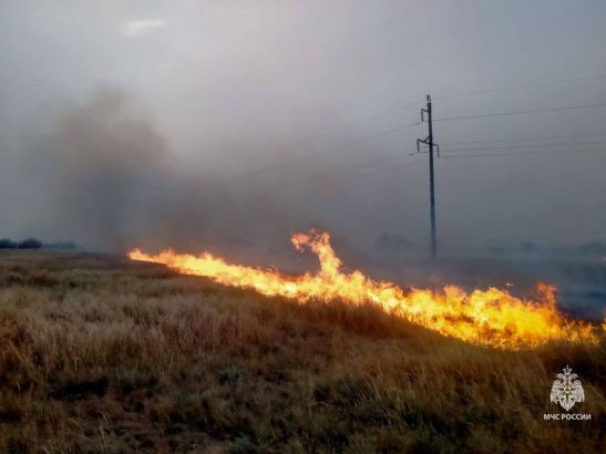 В Ростовской области 2 сентября зафиксировано более 100 пожаров