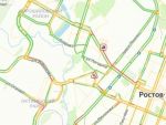 В Ростове в сторону Северного образовалась пробка из-за ДТП на Нагибина