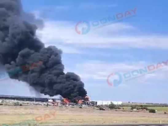 В Каменском районе удалось локализовать пожар на нефтебазе