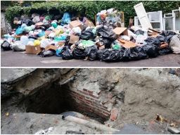 В Ростове жители Сельмаша утопают в мусоре из-за ремонта трубы