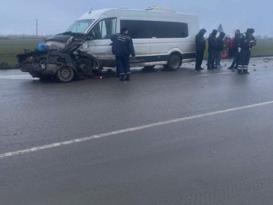 Двое погибли и семеро пострадали в ДТП с микроавтобусом в Ростовской области