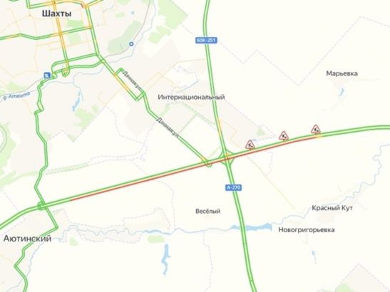 Ремонт дороги под Шахтами парализовал движение по М-4 в сторону Ростова