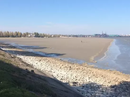 Штормовое предупреждение ввели из-за понижения уровня воды в реке Дон