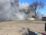 Крупный пожар на складе с макулатурой в Ростове потушили спустя 12 часов