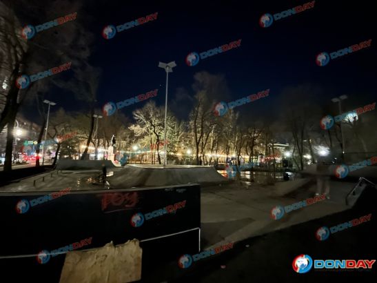 В Ростове на новой скейт-площадке нет освещения