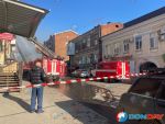 Улицу Обороны в центре Ростова перекрыли из-за крупного пожара в жилом доме
