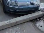 В Ростове на Орбитальной рухнул бетонный столб