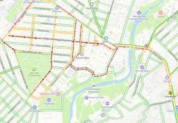 ДТП с автобусом парализовало движение в районе парка Чуковского в Ростове