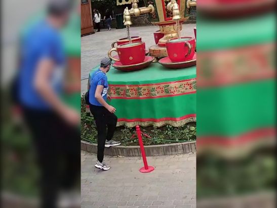 В парке «Лога» посетители испортили клумбы ради фотографий