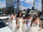 Ростовчан удивил парад невест в центре города