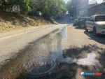 В Ростове улицу Донскую залило кипятком из-за аварии