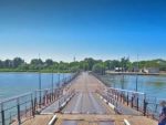 В Ростове заработал понтонный мост на Зеленый остров