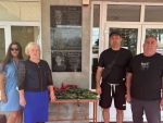 В Ростовской области установили памятную табличку погибшему на СВО бойцу