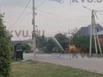 Коммунальный фонтан высотой три метра забил в городе Шахты