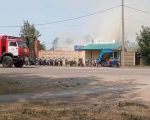 В Ростовской области потушили крупный пожар