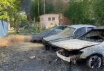Три иномарки сгорели на парковке в Таганроге