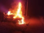 В Ростовской области дотла сгорел очередной автомобиль