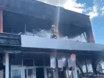 Крупный пожар в торговом центре Новошахтинска удалось потушить спустя пять часов