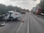 На трассе Ростов-Ставрополь в жутком ДТП погиб водитель легковушки