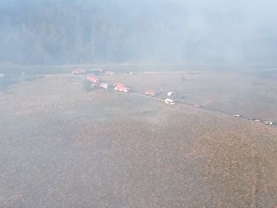 Крупный ландшафтный пожар потушили в Каменском районе