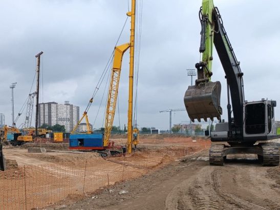 В Ростове начали строить Дворец спорта на стадионе «Труд»
