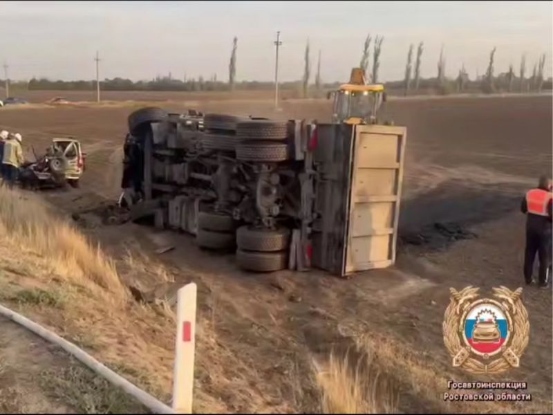 В Ростовской области 59-летний мужчина погиб в ДТП с грузовиком