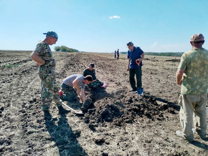 На Дону нашли останки четырех солдат Великой Отечественной войны