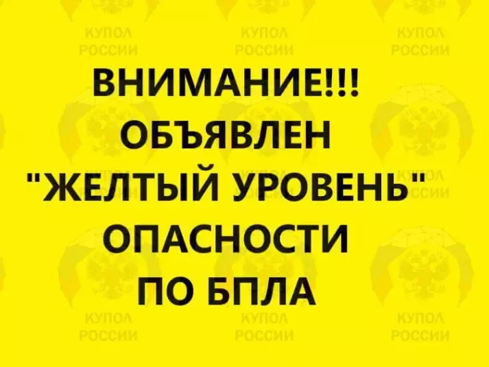 Желтый уровень БПЛА объявили 16 октября в Ростовской области