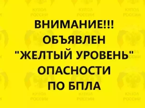 Желтый уровень БПЛА объявили утром 9 октября в Ростовской области