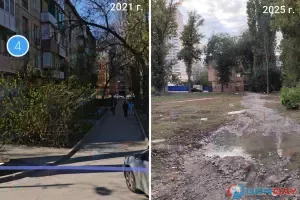 В Ростове территория снесенного дома в Кривошлыковском превратилась в пустырь