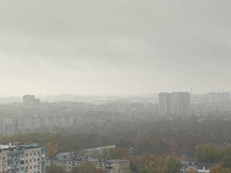 На Ростов опустился густой туман 25 октября