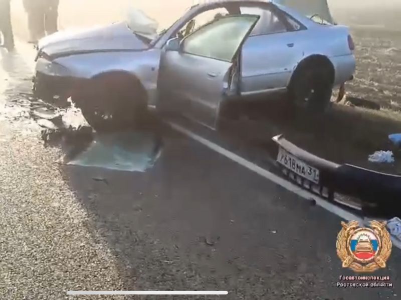 В Ростовской области один погиб и двое подростков пострадали в аварии