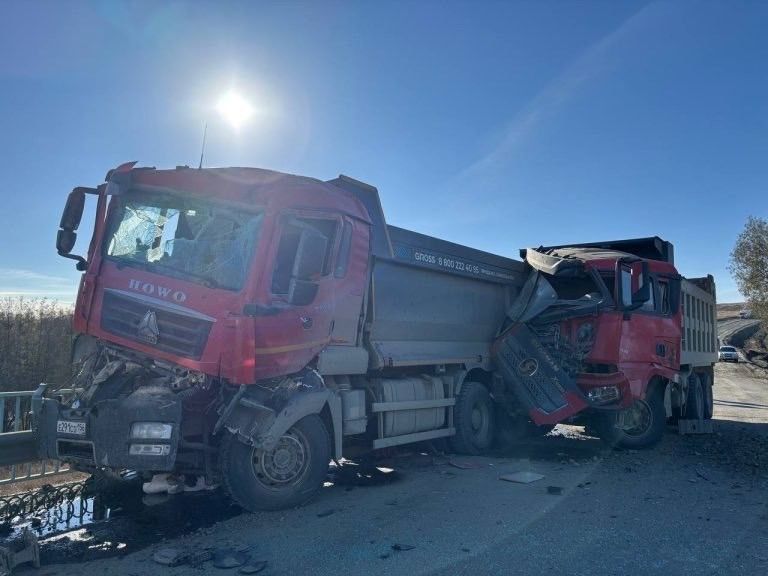 Водителя зажало в искореженном грузовике после жуткого ДТП на М-4 под Ростовом