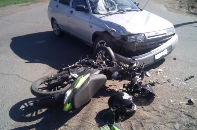 В Аксайском районе в дорожной аварии пострадал подросток на мотоцикле