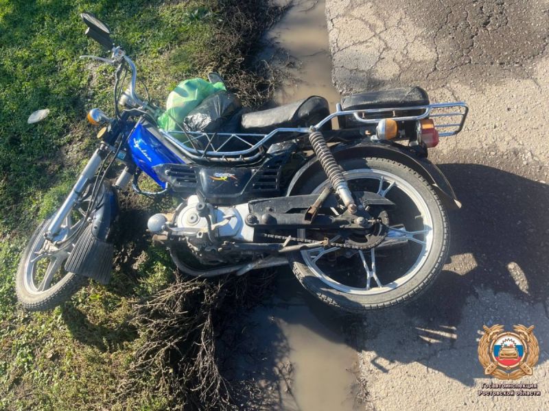 В Ростовской области в ДТП с мопедом пострадал 73-летний мужчина