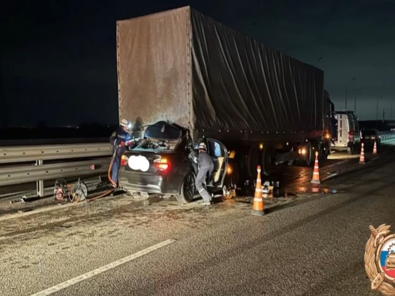 На трассе М-4 «Дон» 25-летний парень скончался в ДТП с грузовиком