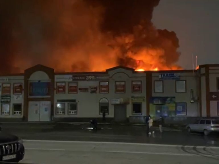 В Волгодонске больше полусотни пожарных тушили пожар второго ранга сложности