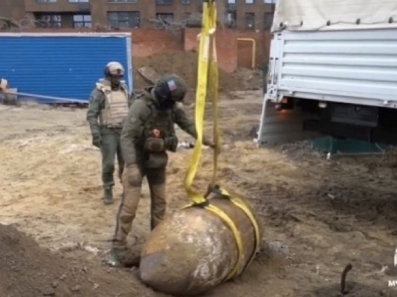 В Волгограде донские пиротехники обезвредили авиабомбу ВОВ