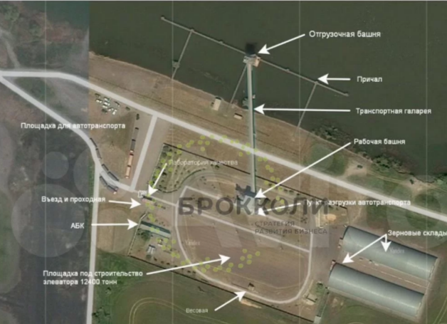 Зерновой терминал на Дону выставлен на продажу за 350 миллионов рублей