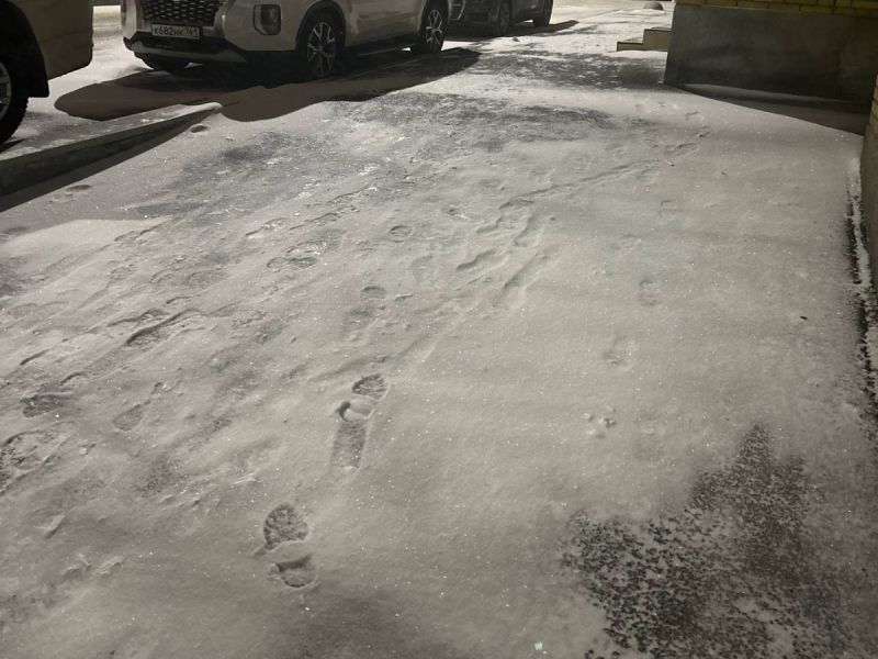 В Ростовской области водителей предупредили о снегопаде на трассе М-4 «Дон»