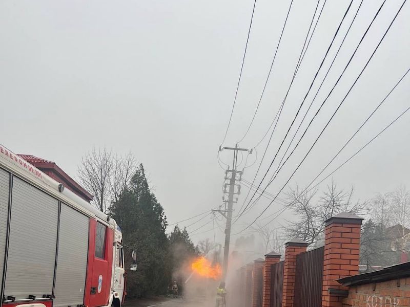 В Ростове произошёл пожар из-за разгерметизации газовой трубы