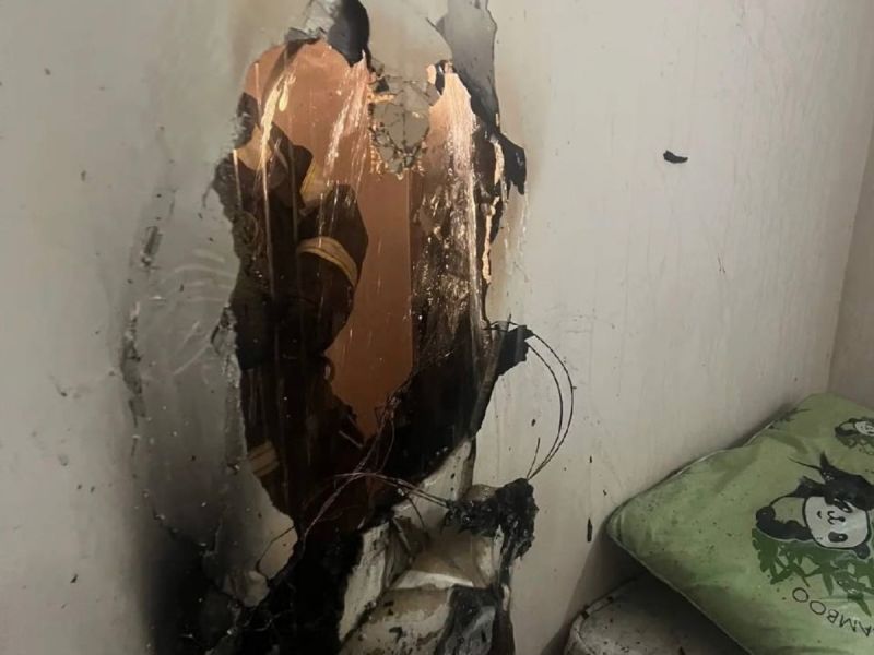 В Ростове в частном доме случился пожар из-за новогодней гирлянды