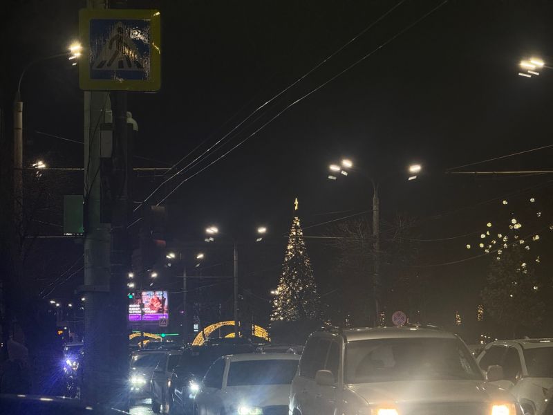 В Ростове-на-Дону завершили украшение главной елки у парка Горького