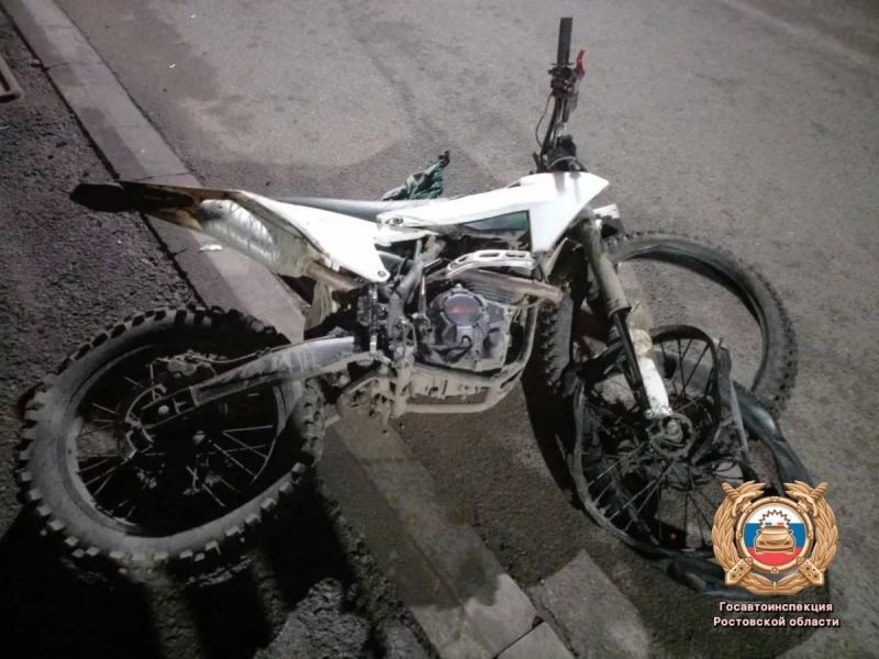 В Ростовской области 15-летний мотоциклист пострадал в ДТП