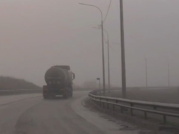 Донские водители заметили густой туман на трассе Волгодонск — Цимлянск 27 марта